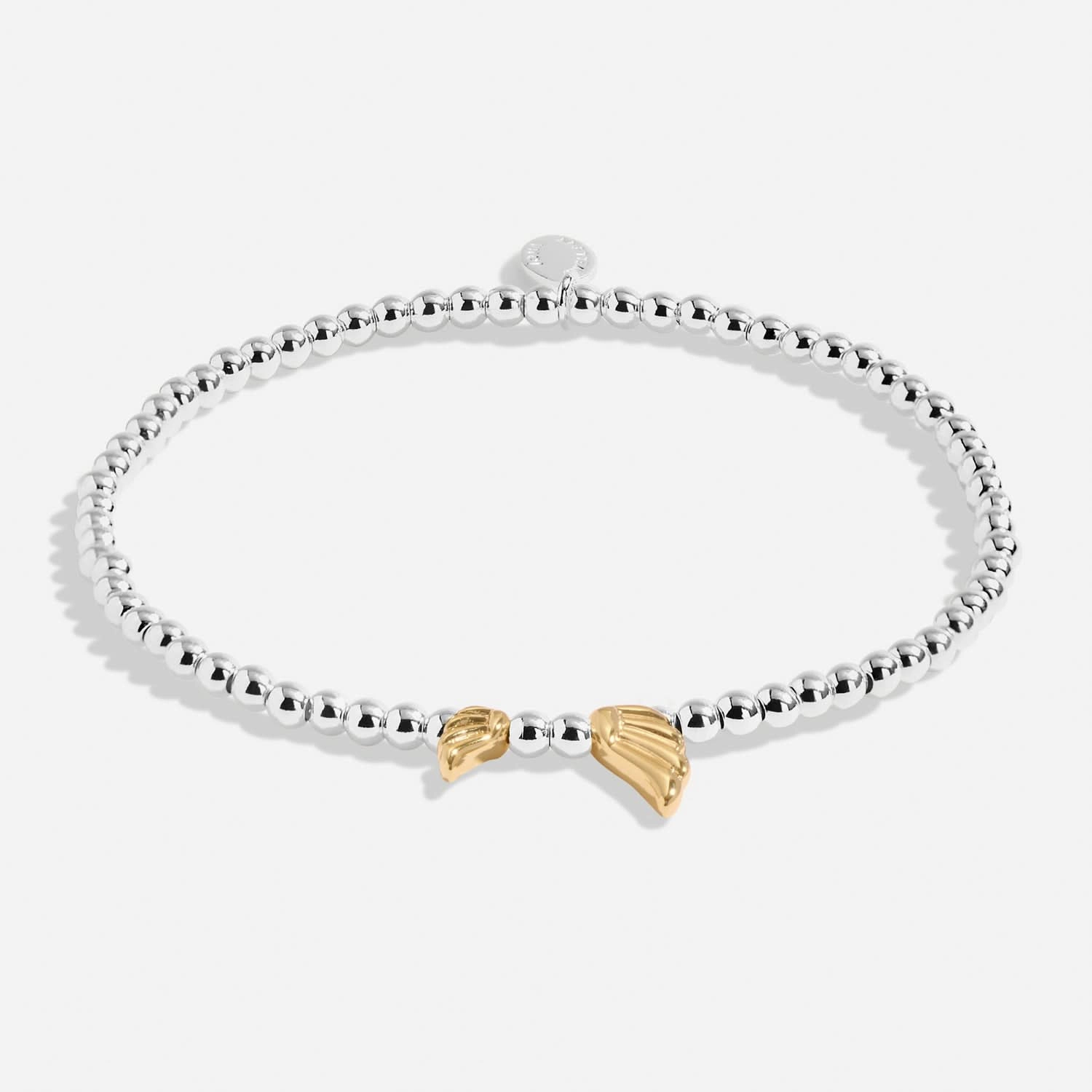 Boxed A Little Guardian Angel Silver & Gold Plated Bracelet 8191