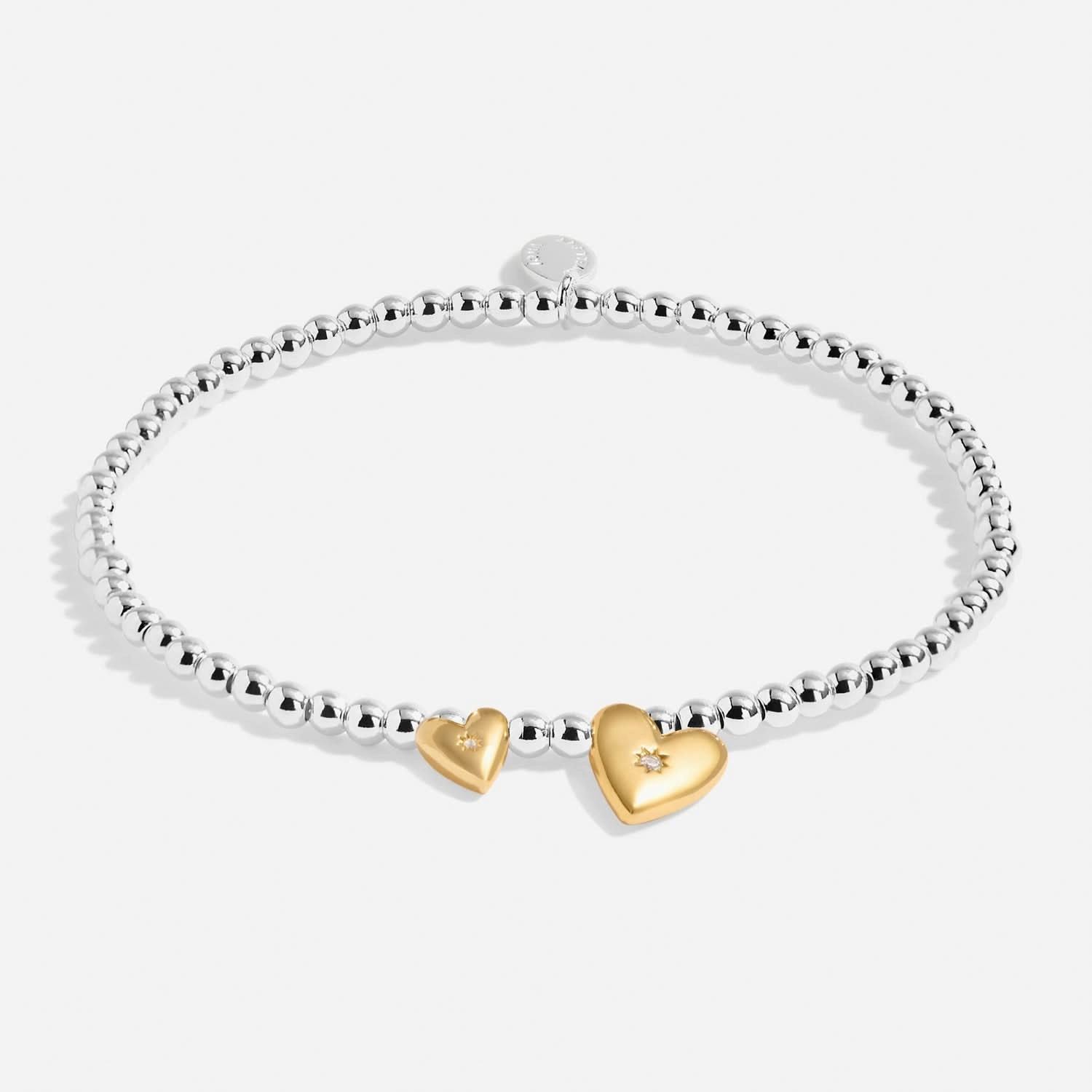 Boxed A Little Super Sister Silver & Gold Plated Bracelet 8188