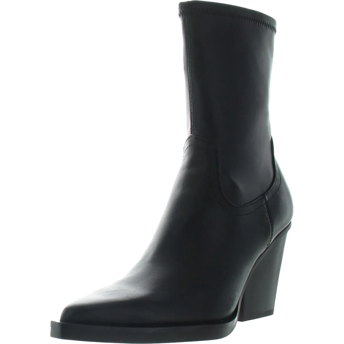 Boyd  Womens Leather Block Heel Booties
