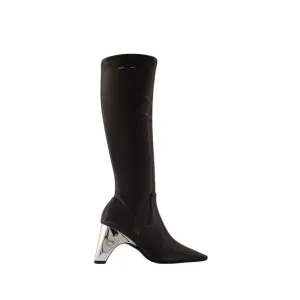 Bridge Stretch Boots - Leather - Black