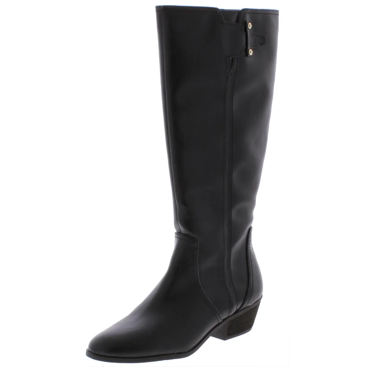 Brillance Womens Faux Leather Tall Knee-High Boots