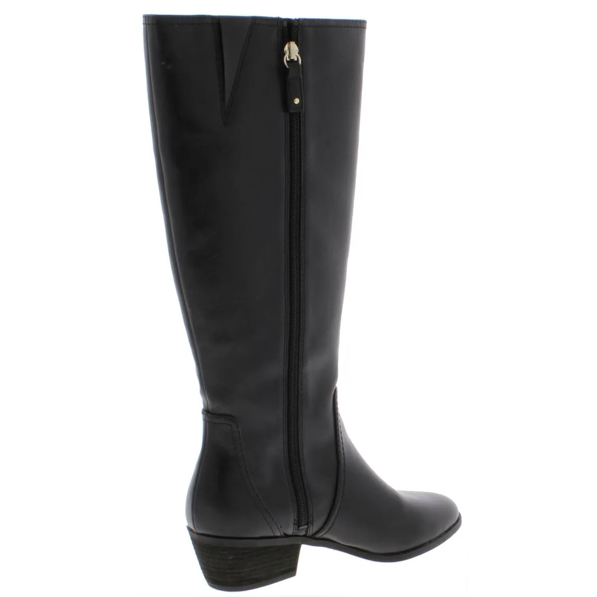 Brillance Womens Faux Leather Tall Knee-High Boots