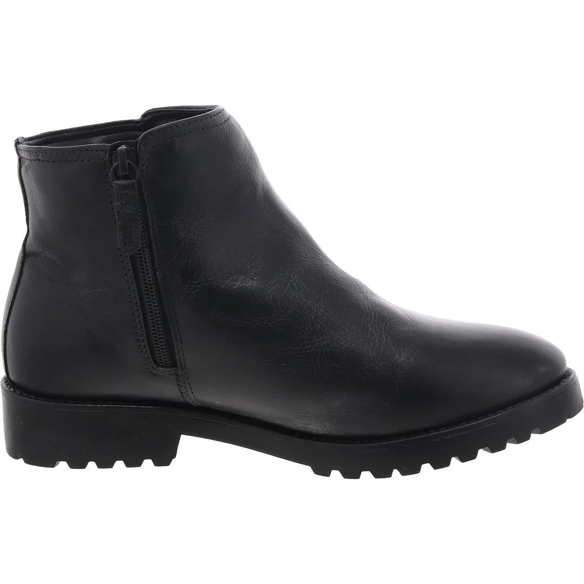Brookline Womens Zipper Leather Booties