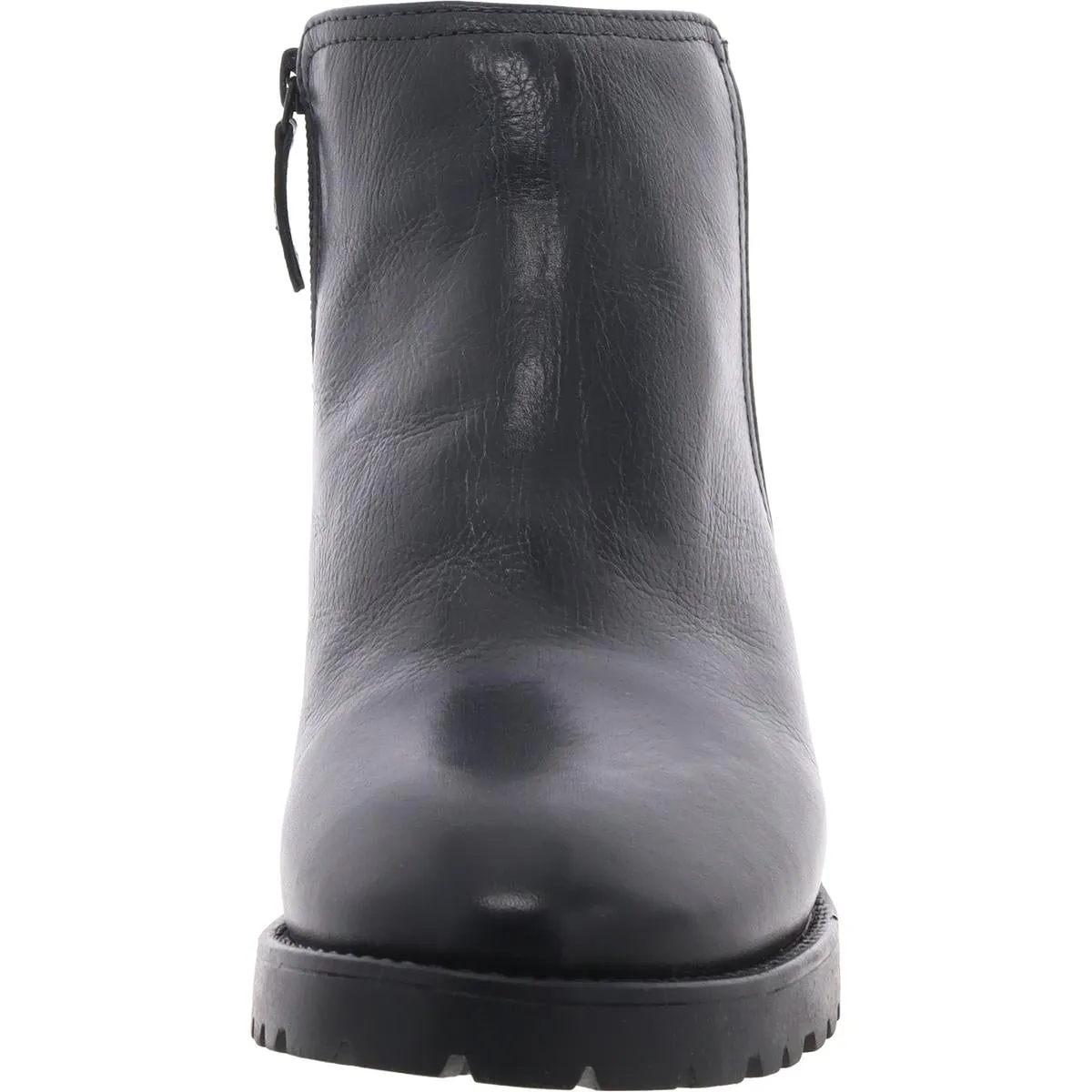 Brookline Womens Zipper Leather Booties
