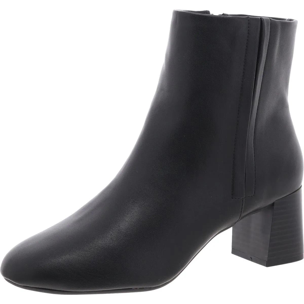 BROOKS Womens Laceless Faux Leather Ankle Boots