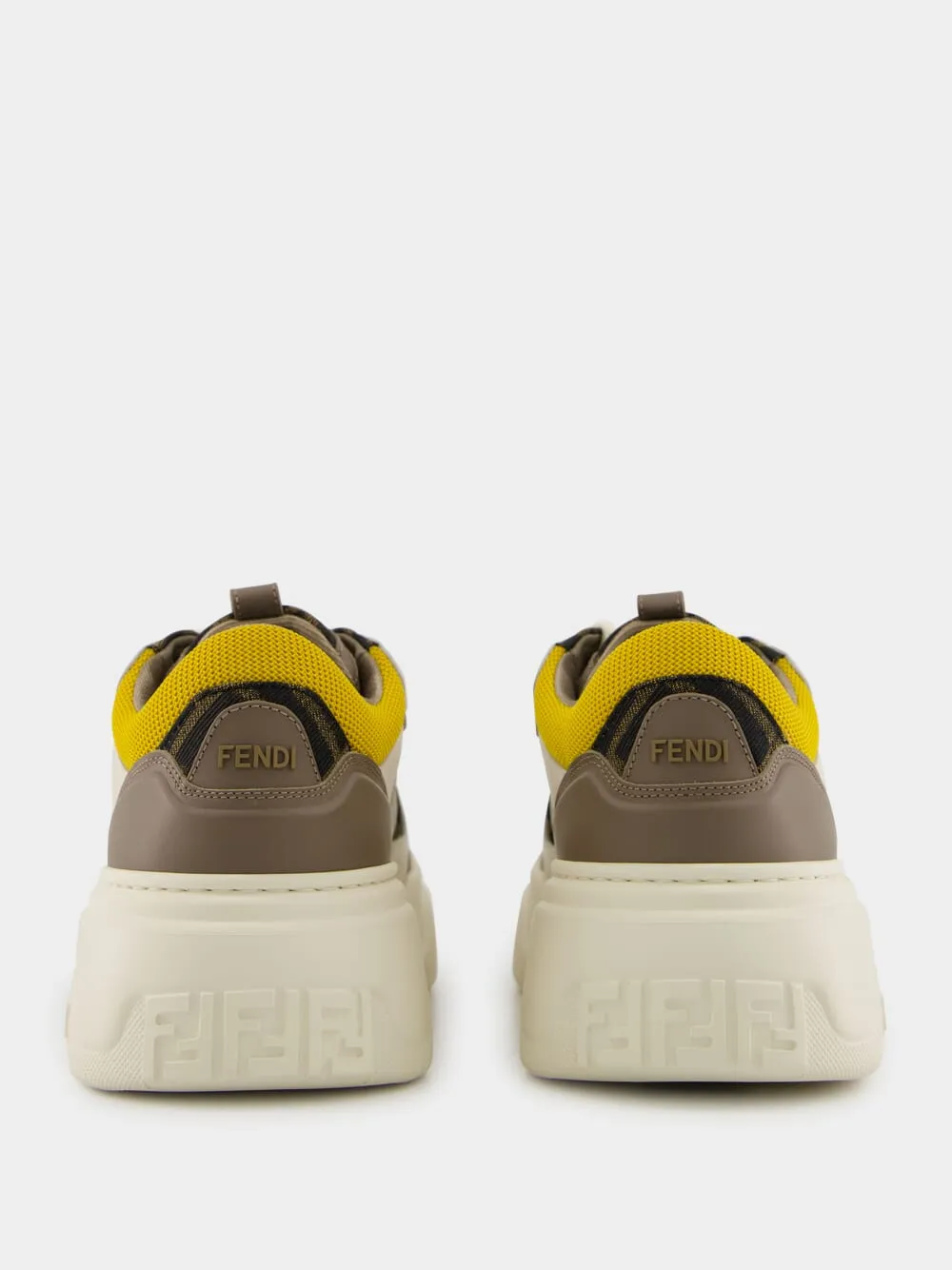 Brown Force Leather Sneakers