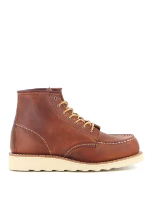 Brown Leather Ankle Boot