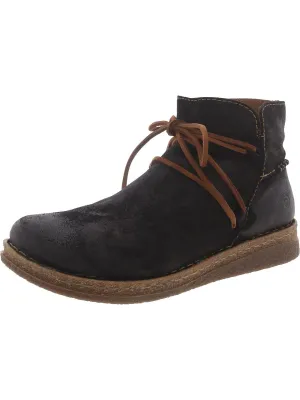 Calyn Womens Leather Ankle Booties