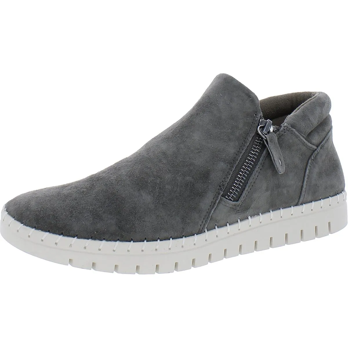 Camberly Womens Suede Zip Up Booties
