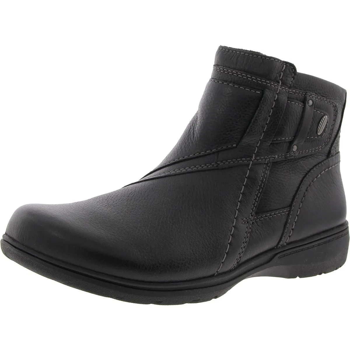 Carleigh Style Womens Nubuck Round Toe Ankle Boots