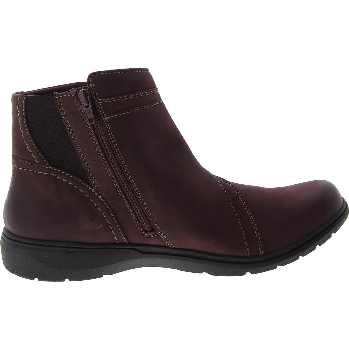 Carleigh Style Womens Nubuck Round Toe Ankle Boots