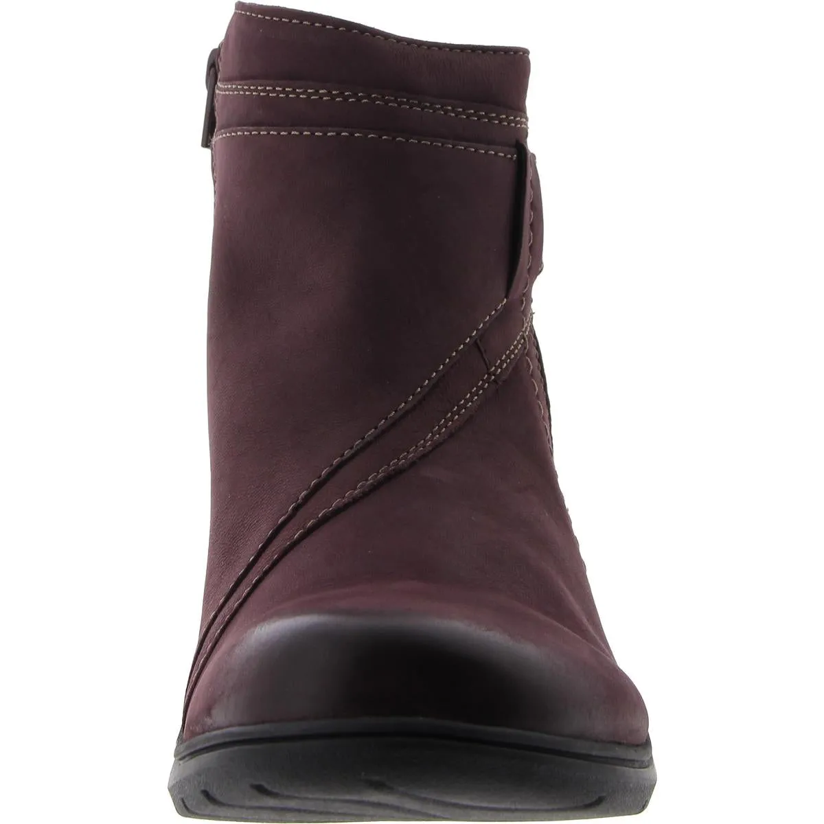 Carleigh Style Womens Nubuck Round Toe Ankle Boots