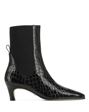 Cary Croc Patent Leather Black