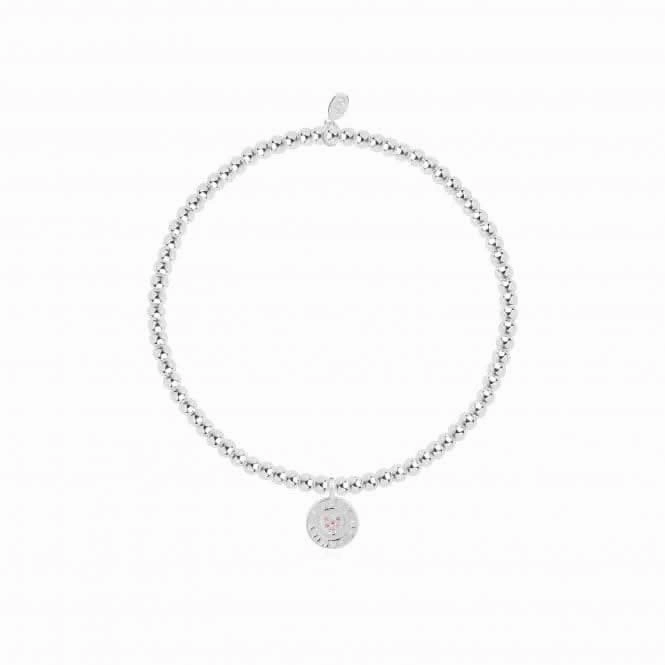 Childrens A Little I <3 My Family Silver 15.5cm Stretch Bracelet C501