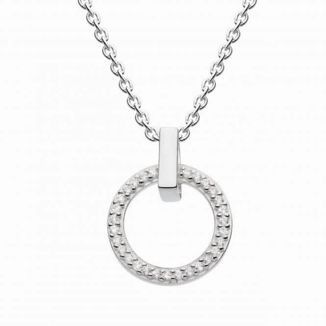 Circular Open Bar Zirconia Pendant 96820CZ