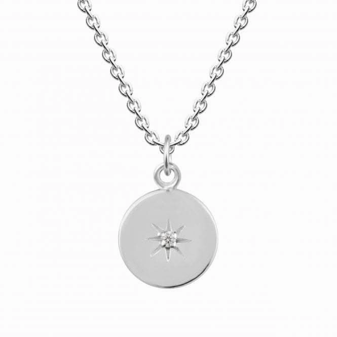 Circular Star set Zirconia Pendant 9422CZ