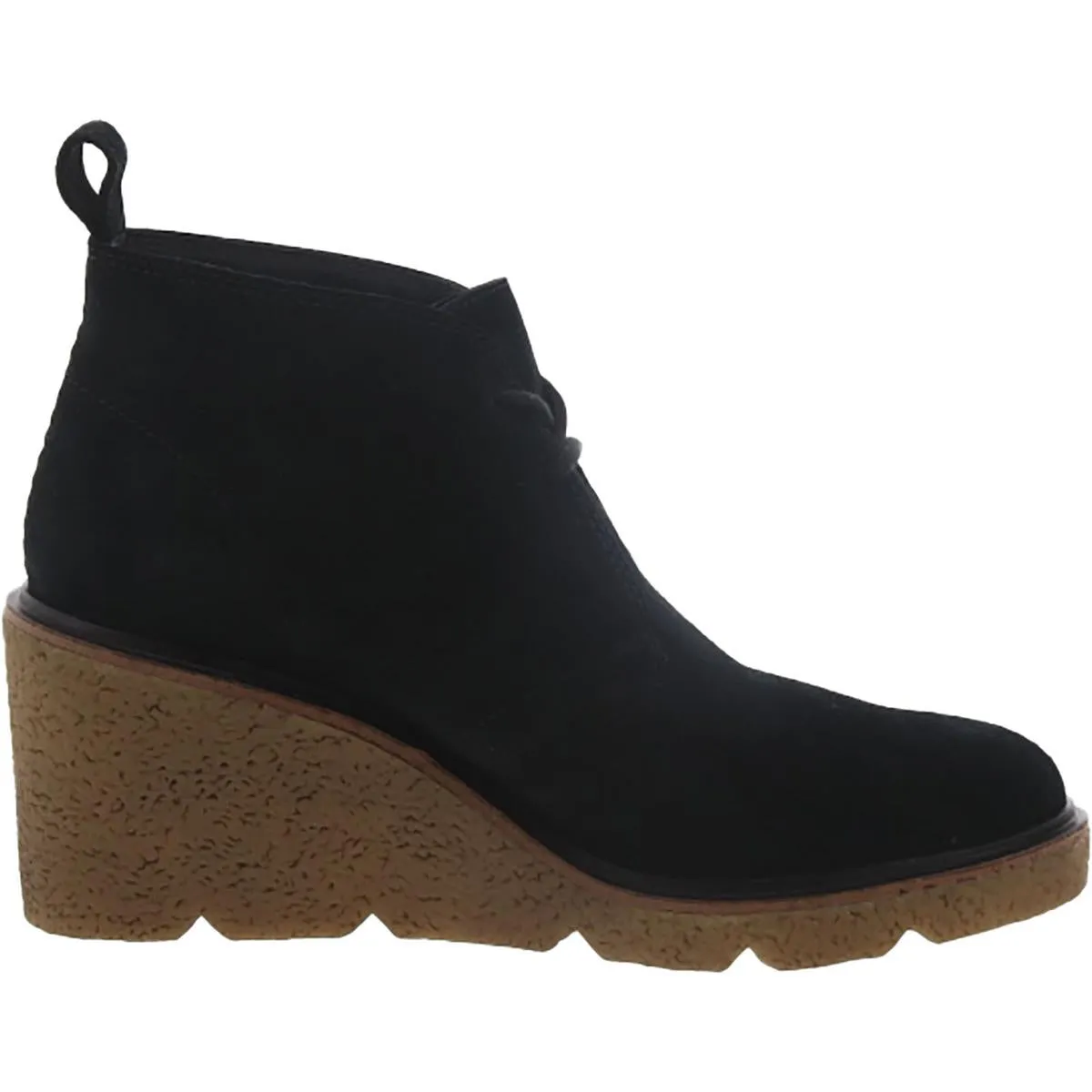 Clarkford Top Womens Suede Ankle Wedge Boots