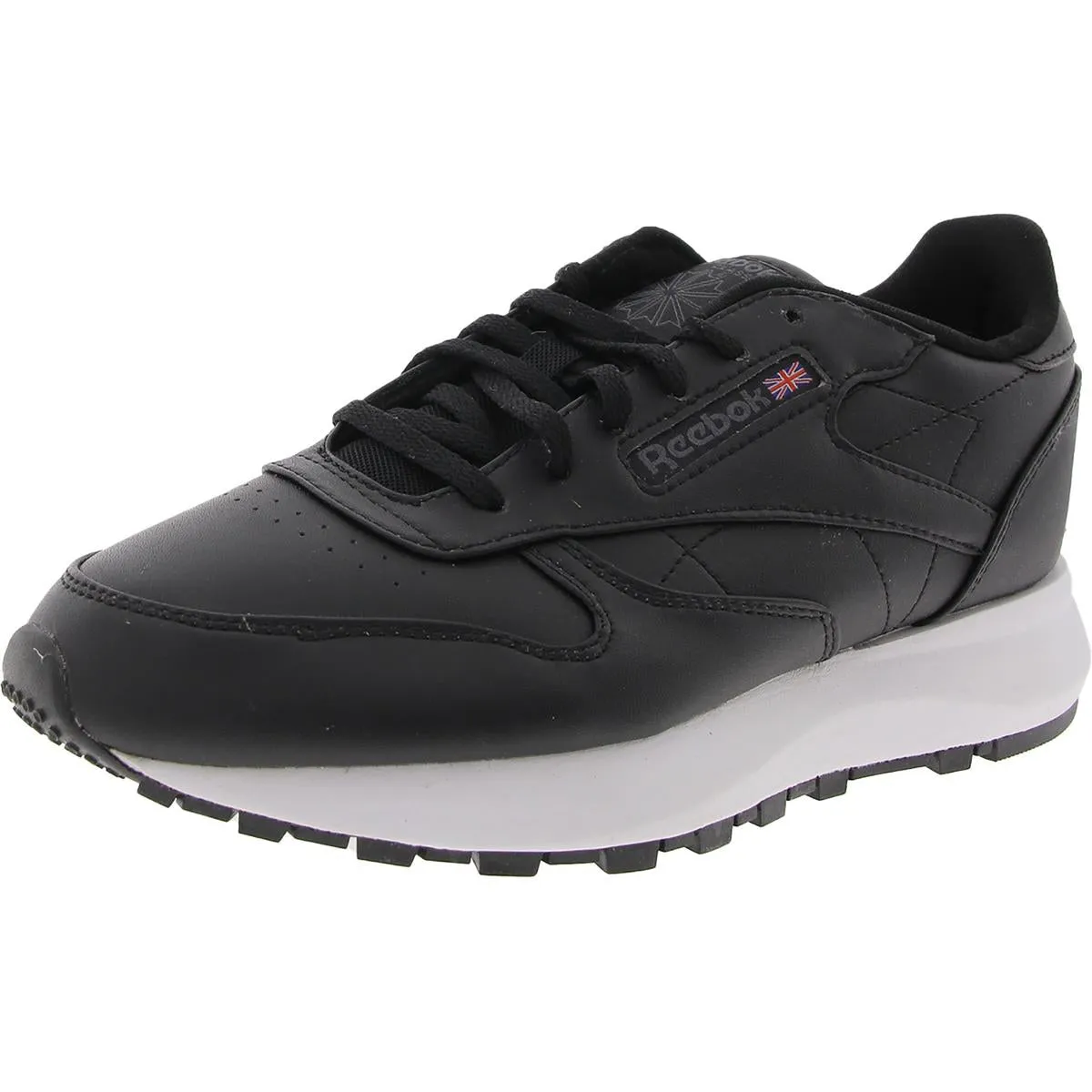 Classic SP Vegan Womens Lace-Up Faux Leather Running & Training Shoes