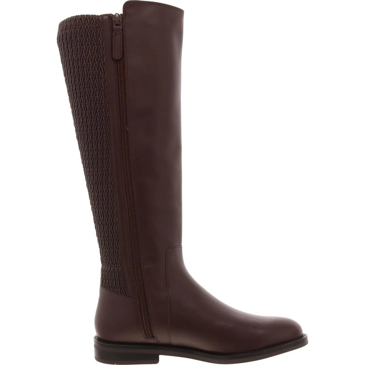 Clover Stretch Boot  Womens Zipper Leather Knee-High Boots