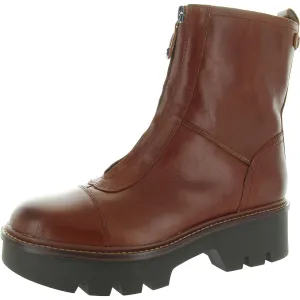 Cooper Womens Leather Lugged Sole Chelsea Boots