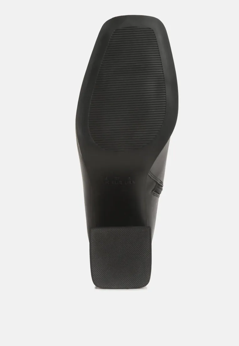 cox cut out block heeled chelsea boots