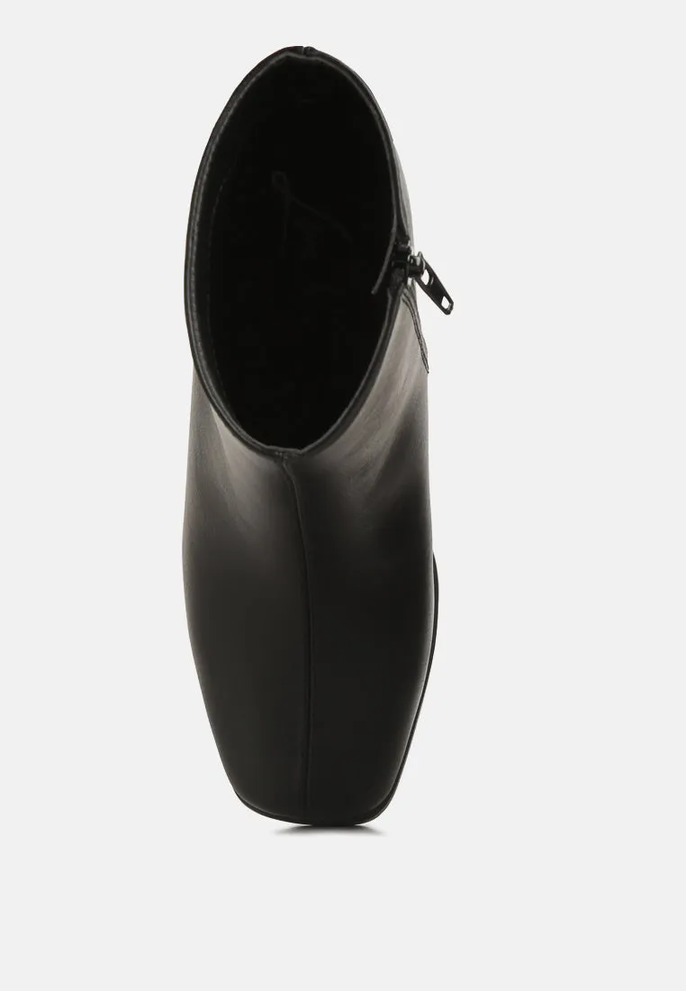 cox cut out block heeled chelsea boots