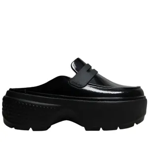 CROCS STOMP SHINY LOAFERS