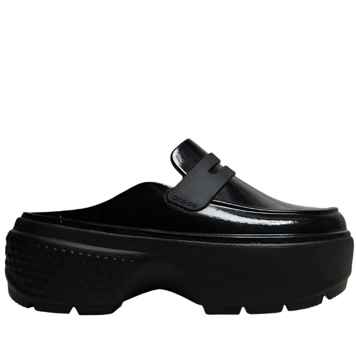 CROCS STOMP SHINY LOAFERS
