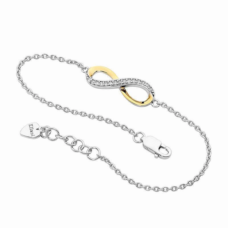 CZ Infinity Bracelet - 3 colours
