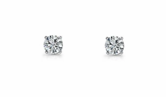 CZ Round Claw Set  Studs - 6 sizes