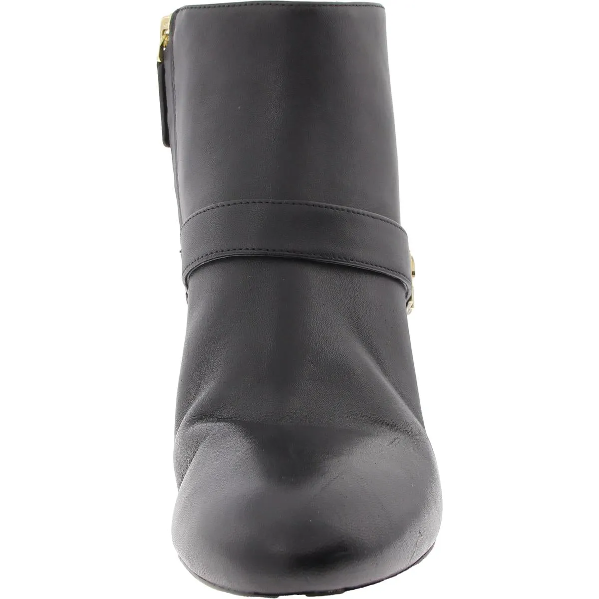 Dakota  Womens Zipper Leather Booties