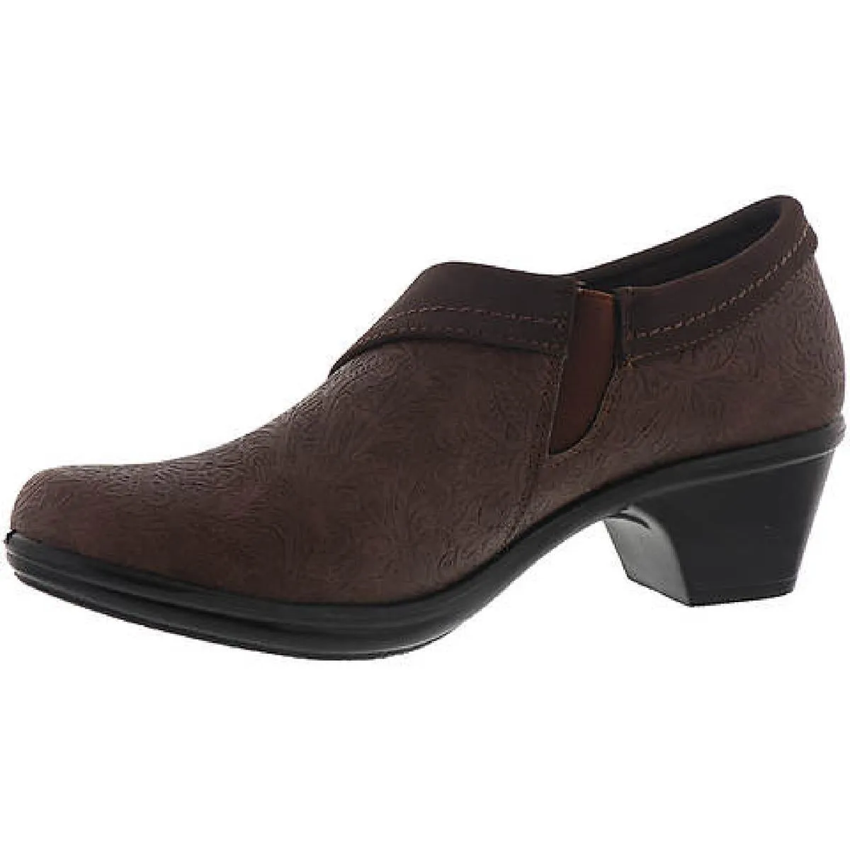 Darcy Womens Faux Leather Embossed Shooties