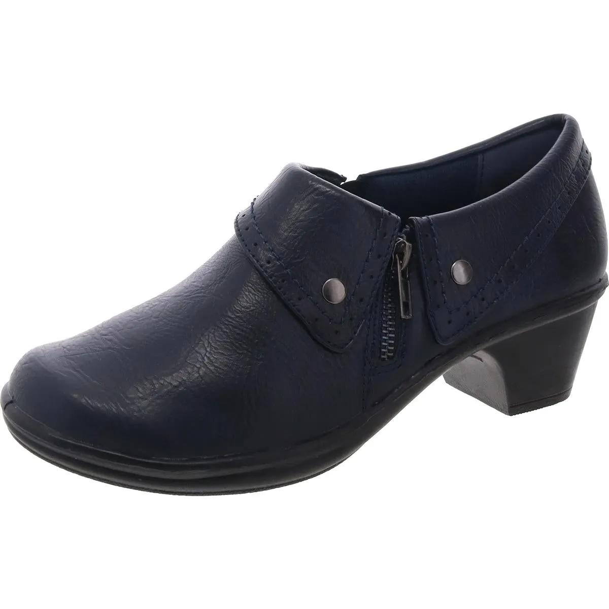 Darcy Womens Faux Leather Embossed Shooties