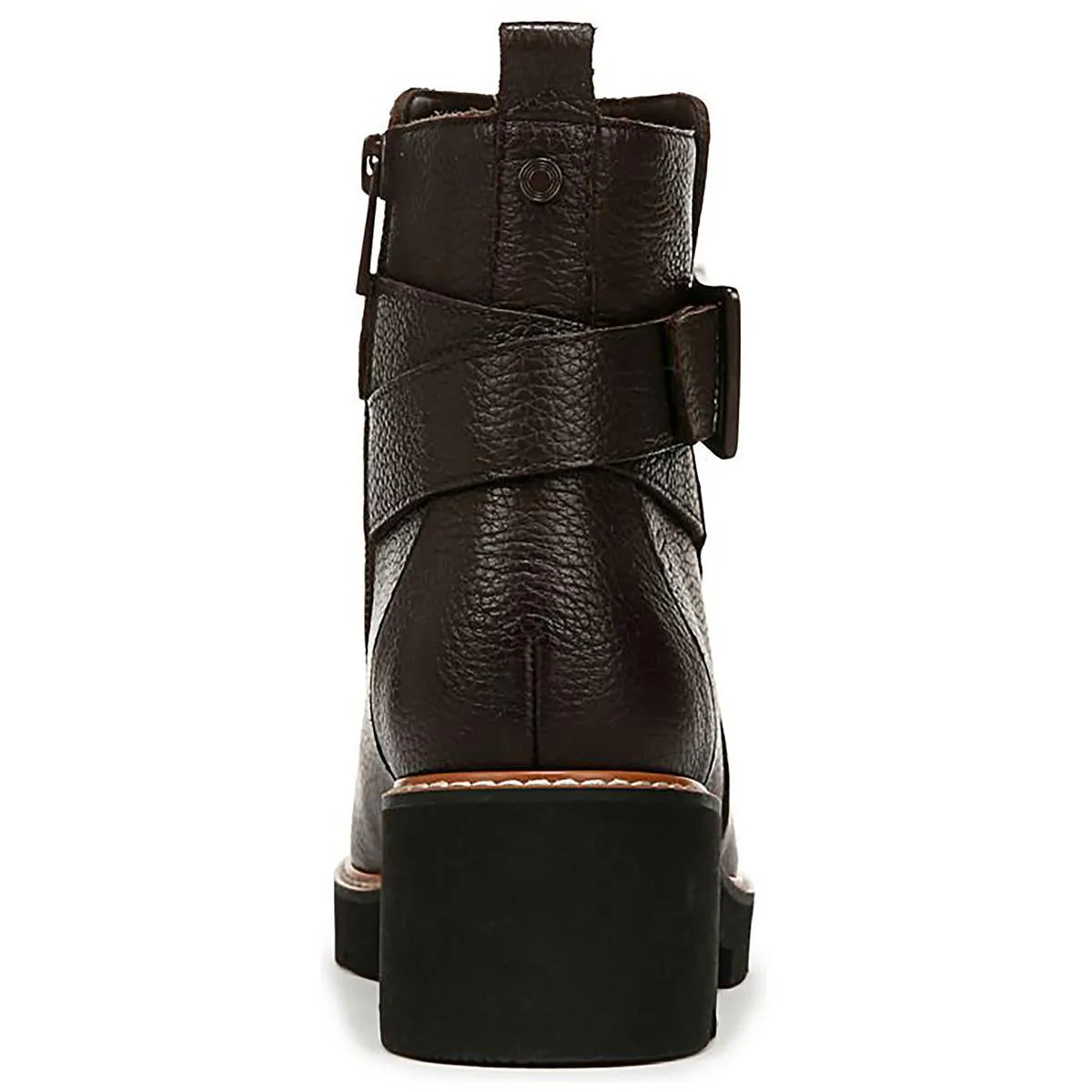 Darry Strap Womens Leather Ankle Booties