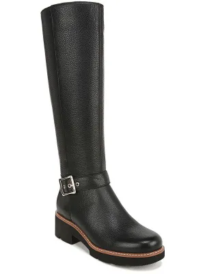Darry Tall Womens Leather Water Repellent Knee-High Boots
