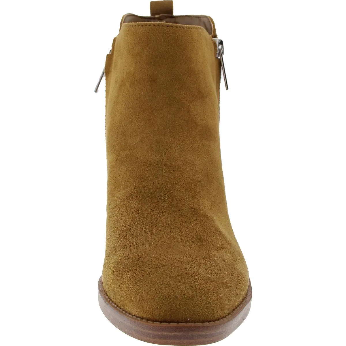 Deniece 3 Womens Zipper Almond Toe Ankle Boots