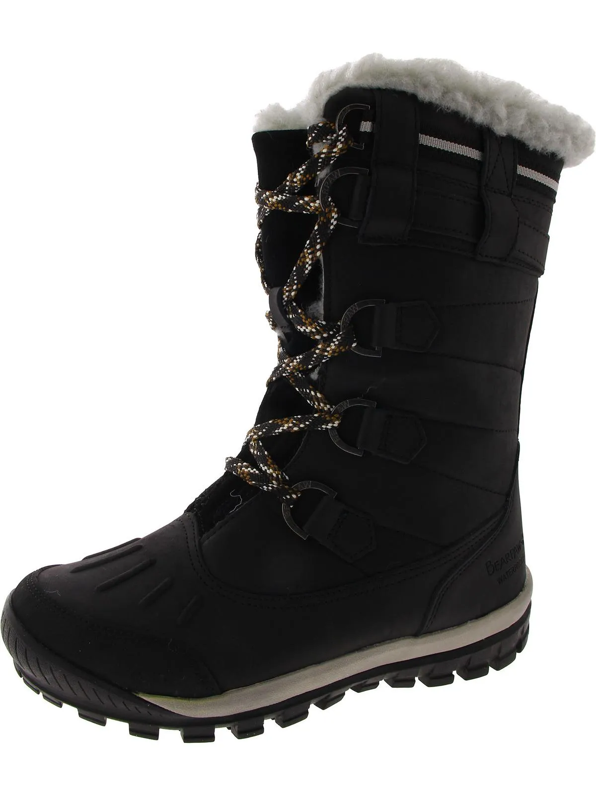 Desdemona Womens Leather Waterproof Snow Boots