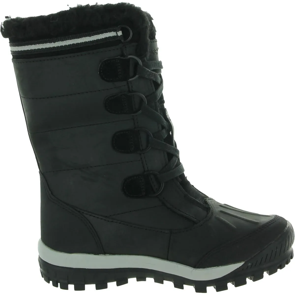 Desdemona Womens Leather Waterproof Snow Boots
