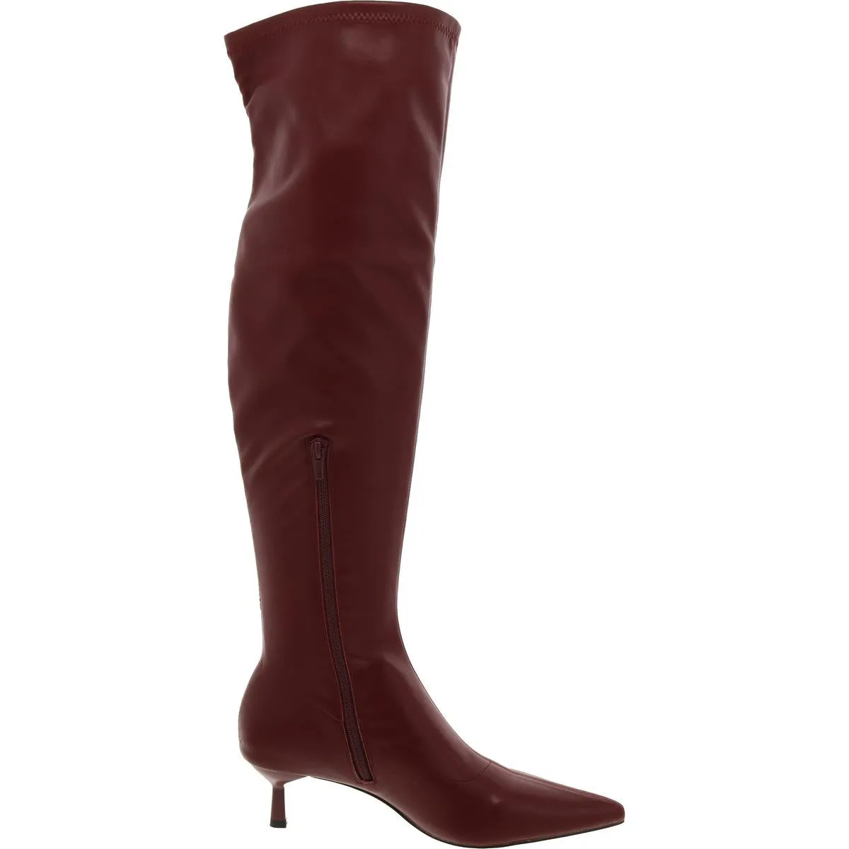 Deserai Womens Kitten Over-The-Knee Boots