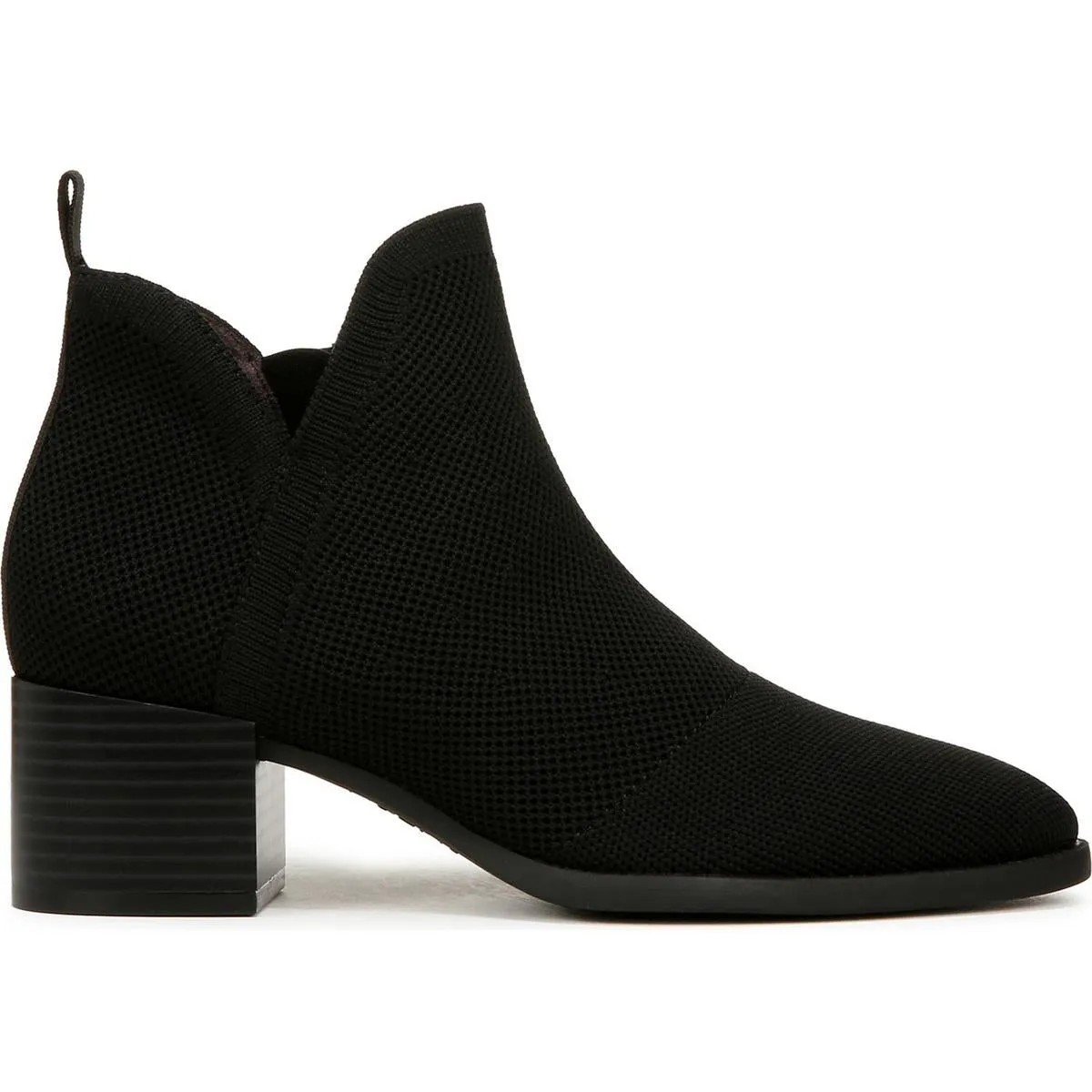 Destined Womens Zipper Knit Booties