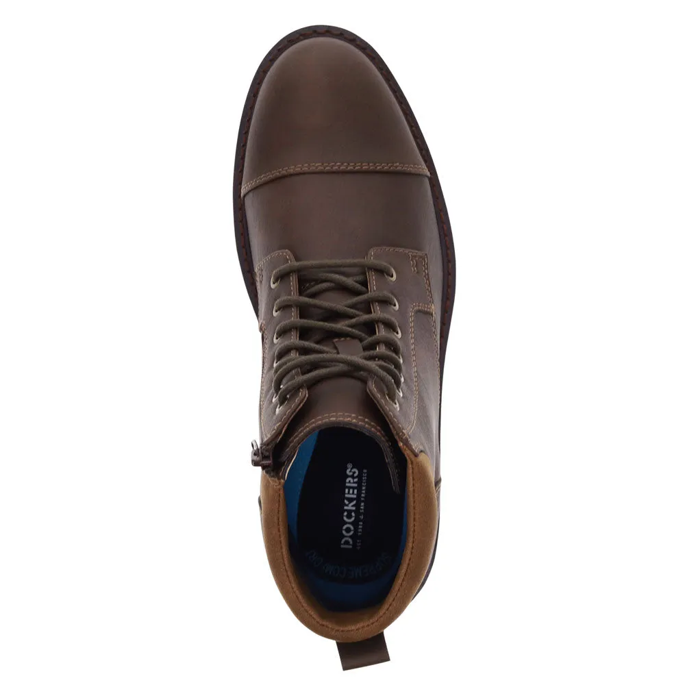 Dockers Mens Dudley Rugged Casual 7-Eyelet Captoe Boot