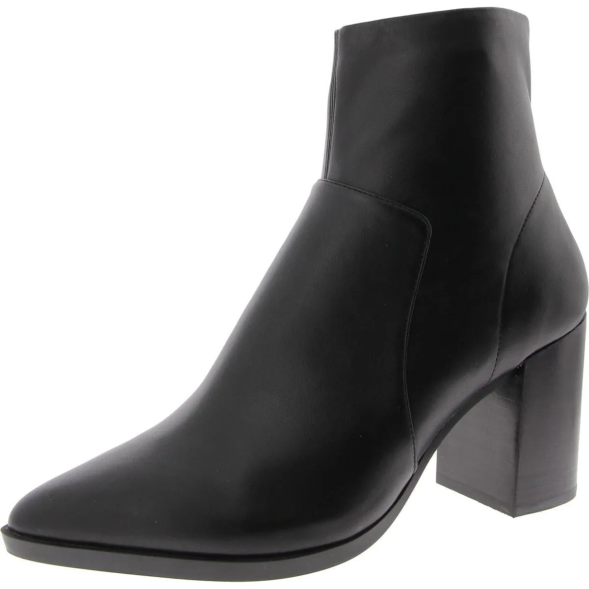 Duncann Womens Zip Up Slip On Ankle Boots