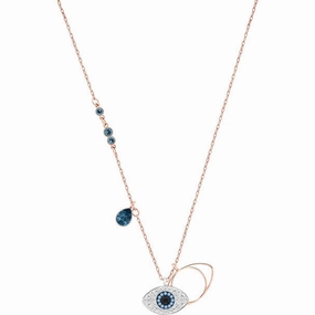 Duo Evil Eye Pendant