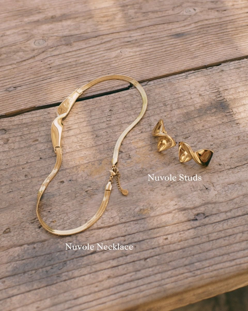 Edblad - Nuvole Studs Large Gold