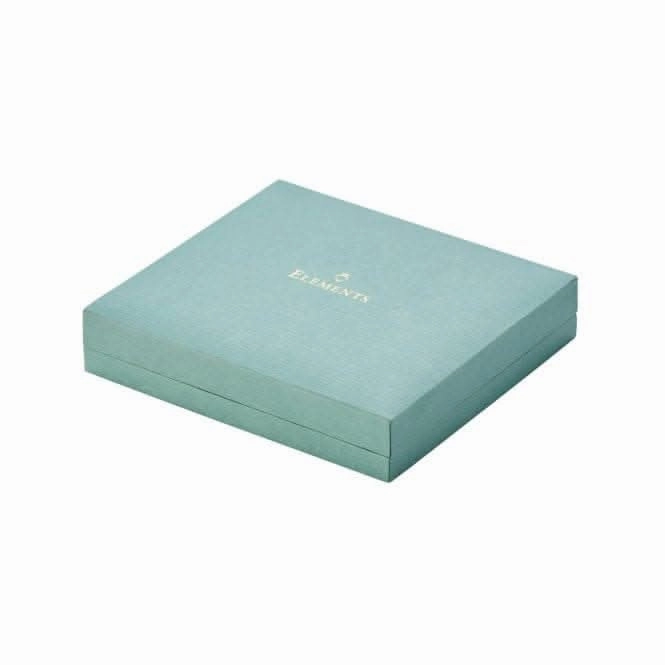 Elements Silver Bar Drop With Frosted Finish Necklace N4298