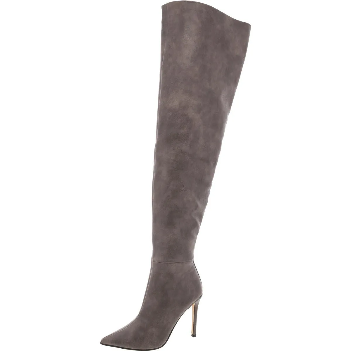 Epic  Womens Faux Leather Stiletto Over-The-Knee Boots