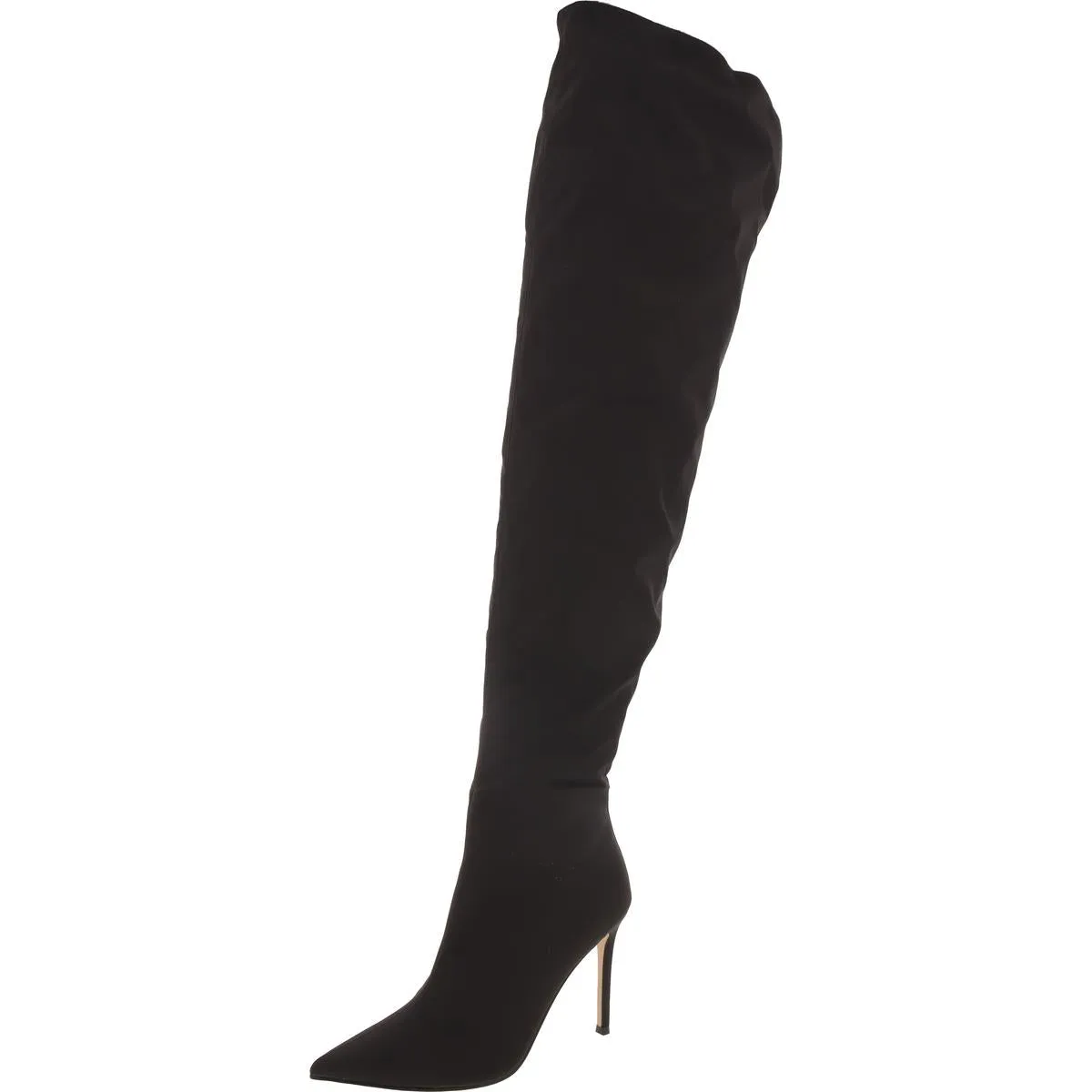 Epic  Womens Faux Leather Stiletto Over-The-Knee Boots