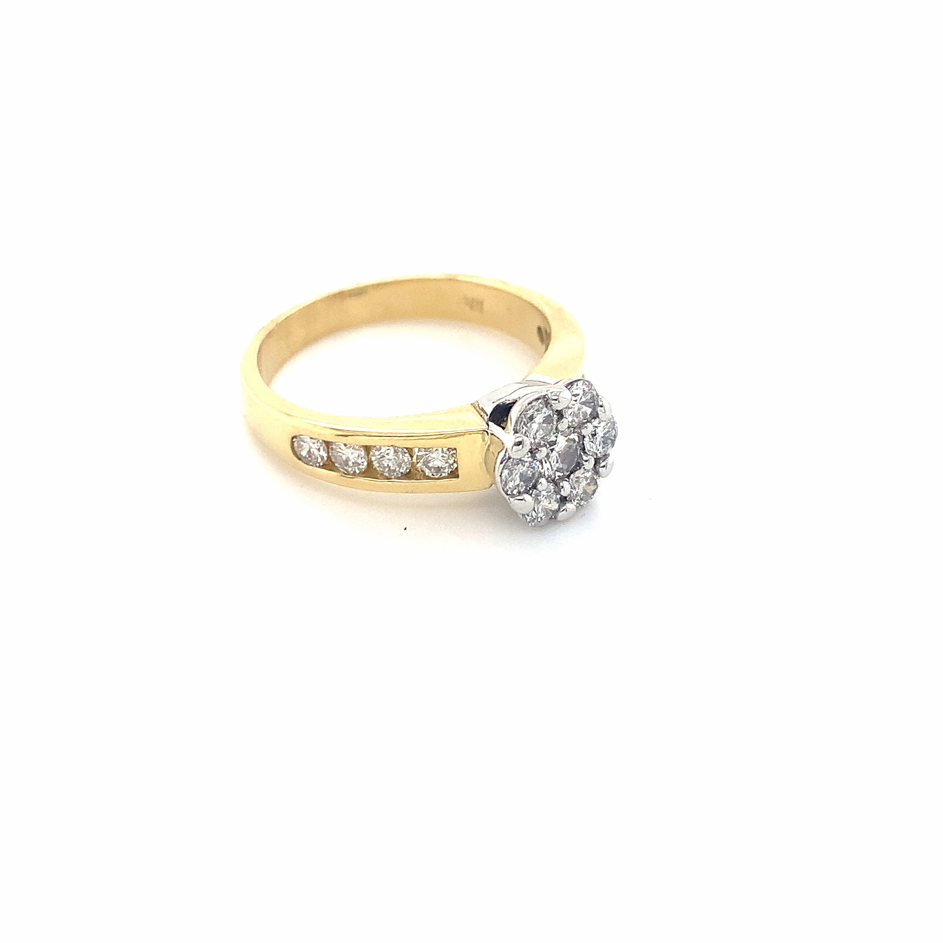 Eva Diamond Flower Ring