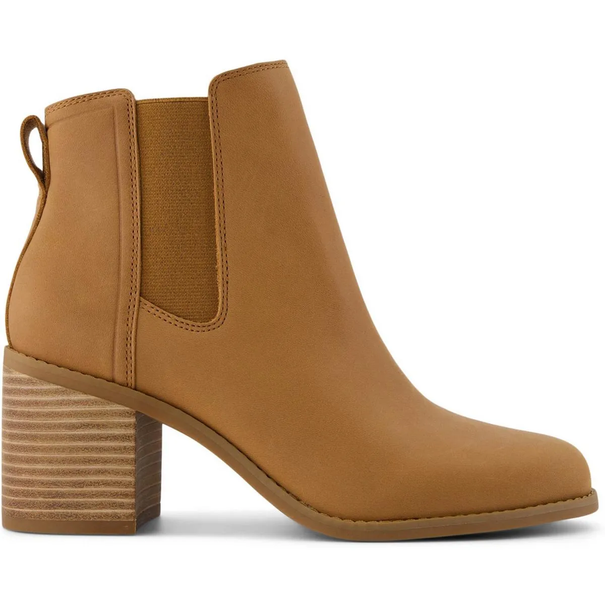 evelyn chelsea Womens Stretch Leather Booties