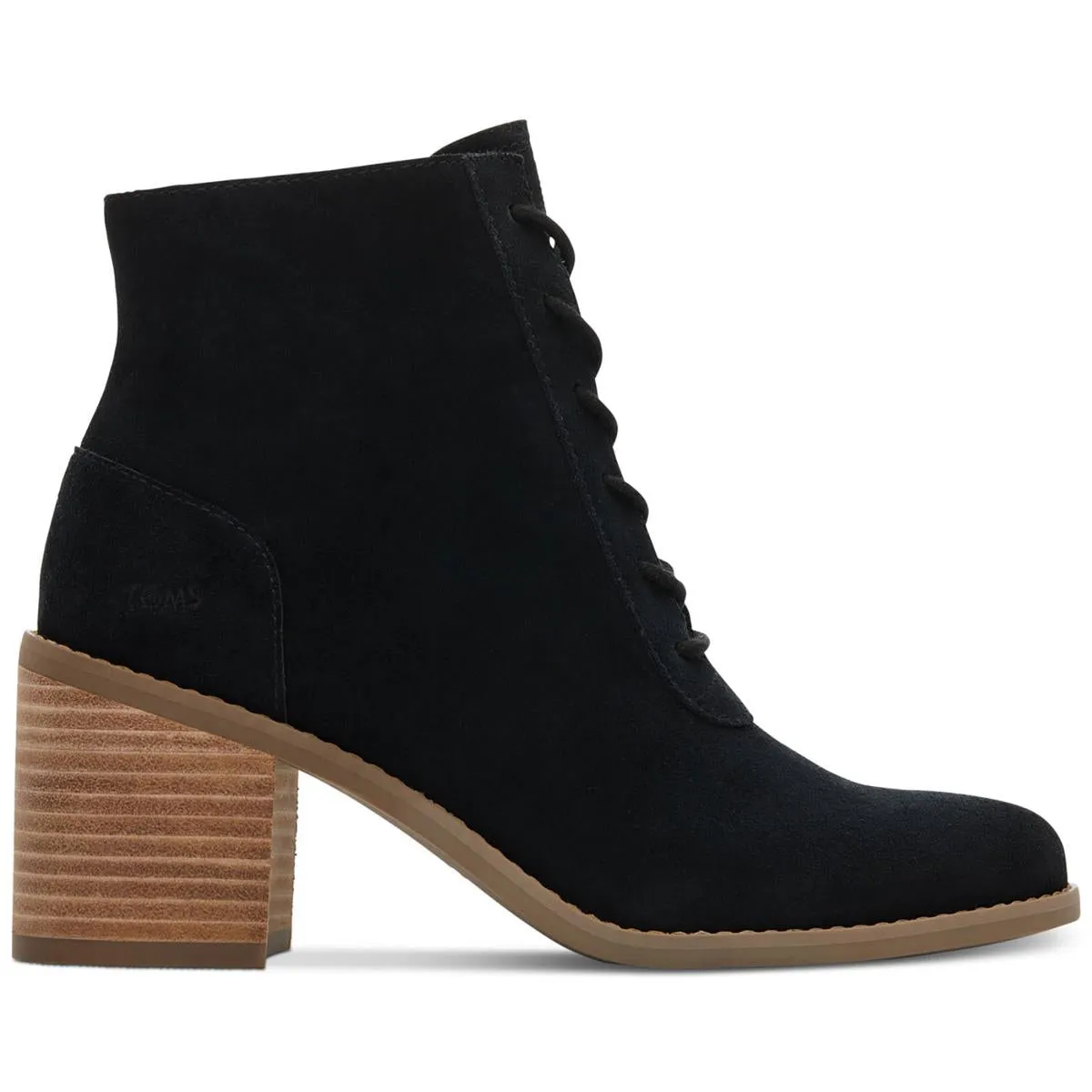 Evelyn Lace Up Womens Lace Up Suede Ankle Boots